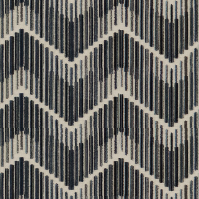 Kravet Couture Fabric Highs And Lows Steel ARTISAN VELVETS VISCOSE - 83%;POLYESTER - 17% Italy HEAVY Horizontal: 7 and Vertical: 4.5 55 - My Fabric Connection -