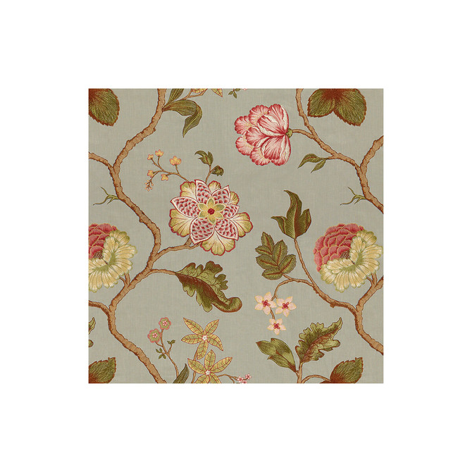 Kravet Couture Fabric Couture Floral Mineral Fabric LINEN - 100% India </p><p>Repeat: H: 25.5, V: 31.5 52 - My Fabric Connection -