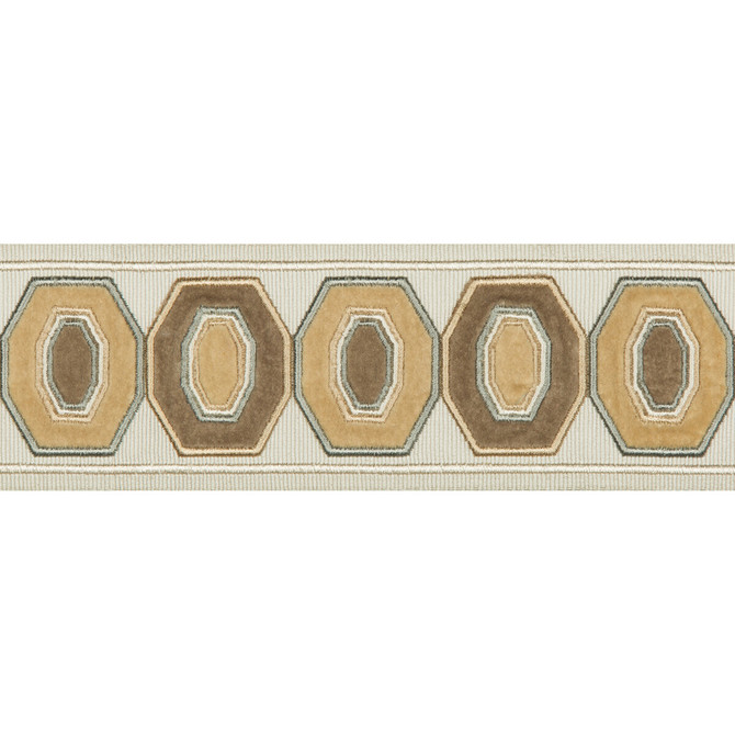 Kravet Design Trim Geodex Honey Trim RAYON - 75%;COTTON - 25% India </p><p>Repeat: H: 3, V: 12.7 3 - My Fabric Connection -