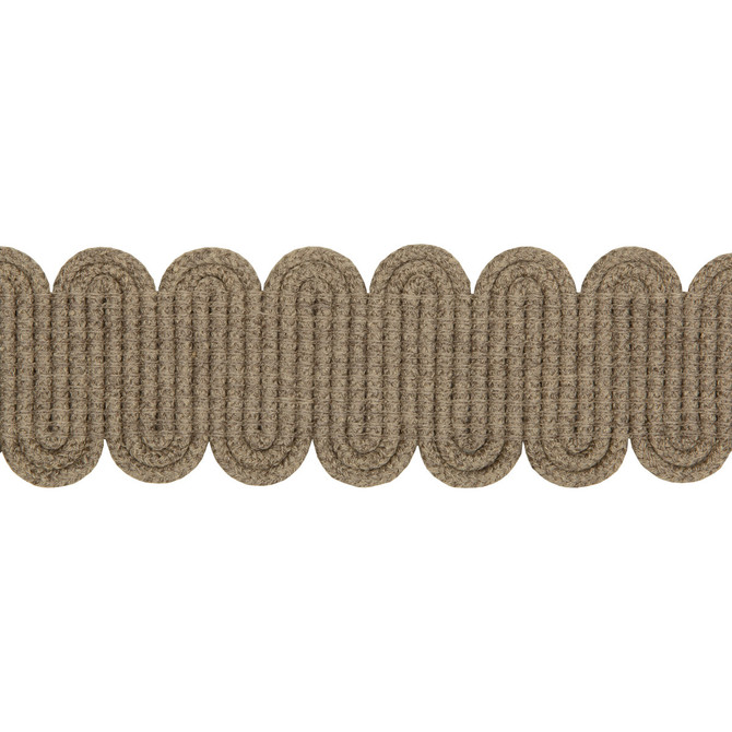 Kravet Design Trim Switchback Flax PERFORMANCE TRIM INDOOR/OUTDOOR POLYAMIDE - 100% Germany Horizontal: 1 and Vertical: 2 - My Fabric Connection -