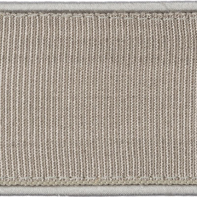 Kravet Design Fabric T30743.811 Satin Edge Band Dove Candice Olson Viscose 86%, Acrylic 10%, Polyester 4% Italy see sample Horizontal: see sample and Vertical: see sample 1.89 inches - My Fabric Connection -