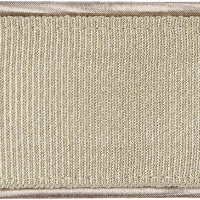 Kravet Design Fabric T30743.611 Satin Edge Band Mink Candice Olson Viscose 86%, Acrylic 10%, Polyester 4% Italy see sample Horizontal: see sample and Vertical: see sample 1.89 inches - My Fabric Connection -