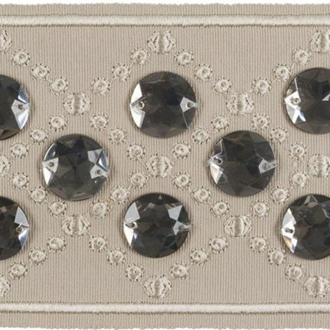 Kravet Design Fabric T30740.106 Beaded Charm Linen Kate Spade Cotton 60%, Plastic 30%, Rayon 10% India see sample Horizontal: see sample and Vertical: see sample 4.33 inches - My Fabric Connection -