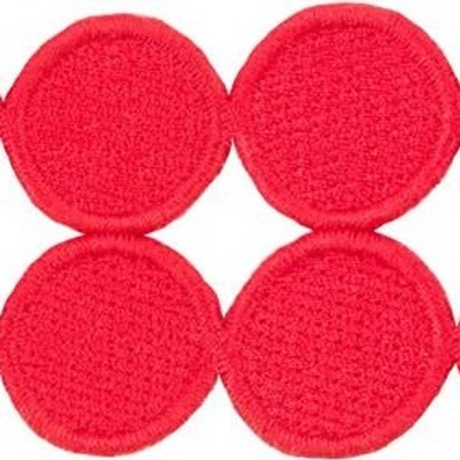 Kravet Design Fabric T30737.2424 Double Dot Maraschino Kate Spade Polyester 100% China see sample Horizontal: see sample and Vertical: see sample 1.8125 inches - My Fabric Connection -