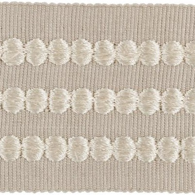 Kravet Design Fabric T30735.106 Triple Dot Flaxseed Kate Spade Cotton 85%, Rayon 15% India see sample Horizontal: see sample and Vertical: see sample 1.5 inches - My Fabric Connection -