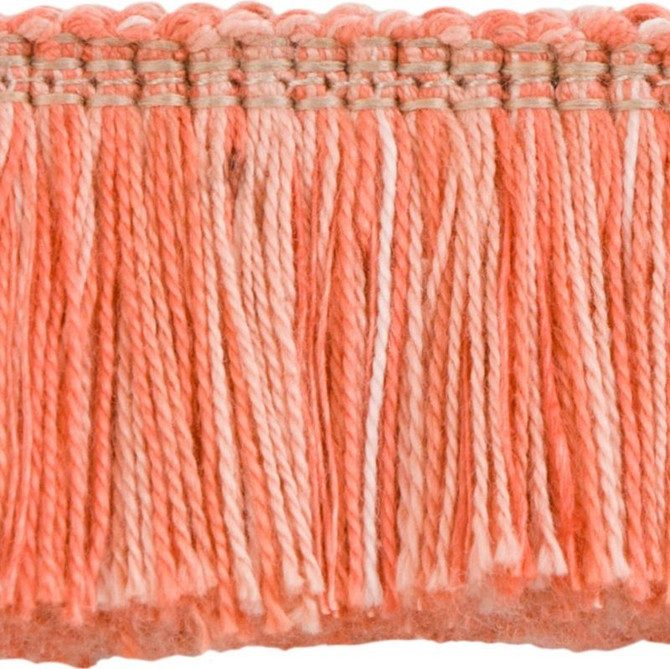 Kravet Design Fabric T30680.2416 Nushi Coral Echo Heirloom India Trim Cotton 93%, Linen 7% Egypt see sample Horizontal: see sample and Vertical: see sample 1.57 inches - My Fabric Connection -