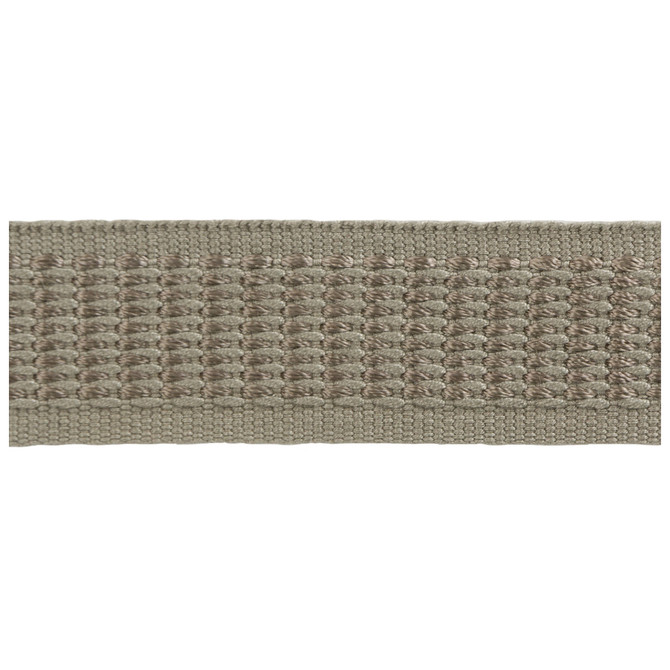 Kravet Design Trim Oblixe Band Mink Trim VISCOSE - 64%;MERCERIZED COTTON - 36% Egypt </p><p>Repeat: H: , V: 1.53 - My Fabric Connection -