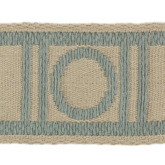 Kravet Couture Trim Stone Henge Mineral LINEN - 98%;VISCOSE - 2% France Horizontal: 4.75 and Vertical: 3 - My Fabric Connection -