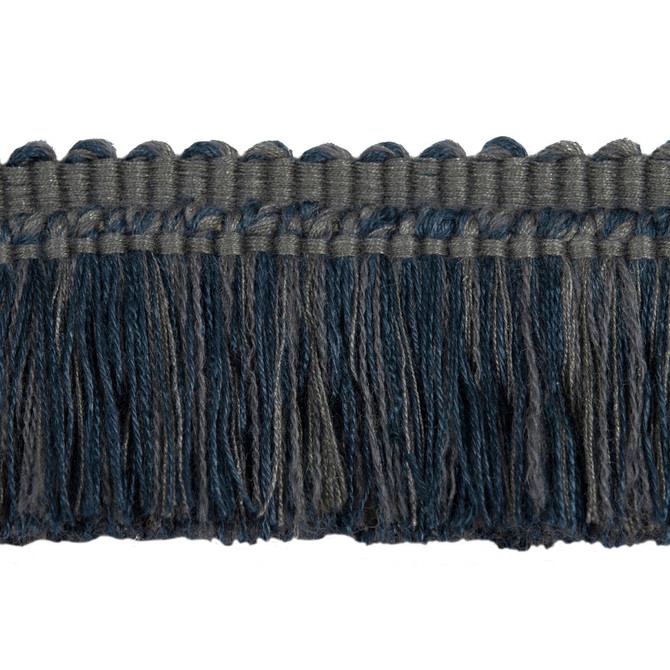 Kravet Couture Trim Scrub Brush Denim NOMAD CHIC VISCOSE - 54%;ACRYLIC - 39%;LINEN - 7% France - Horizontal: - and Vertical: - 2 - My Fabric Connection -
