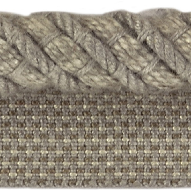 Kravet Couture Fabric T30630.1818 Curler Cord Stone our website for purchase Cotton 55%, Viscose 45% France see sample Horizontal: see sample and Vertical: see sample 1 inch - My Fabric Connection -