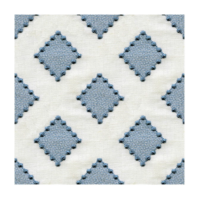 Kravet Basics Fabric Diamondots Indigo Fabric LINEN - 60%;COTTON - 40% India LIGHT </p><p>Repeat: H: 3, V: 3 51.5 - My Fabric Connection -