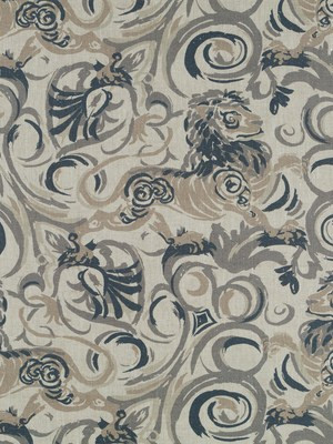 Beacon Hill Fabric Lionheart Linen ARCADIA 100% LINEN AUSTRIA Pure Solvents Dry Cleaning Horizontal: 27 and Vertical: 27 58-59" - My Fabric Connection -