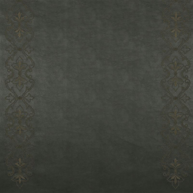 Beacon Hill Fabric Sybille Scroll Ebony  Rustic Stripes and Plaids Uph 52% Polyurethane, 31% Polyester, 17% Cotton, 93% Acrylic, 7% Polyester GERMANY see sample Horizontal: 27.5 inches and Vertical: 8.5 inches 56 inches - My Fabric Connection -