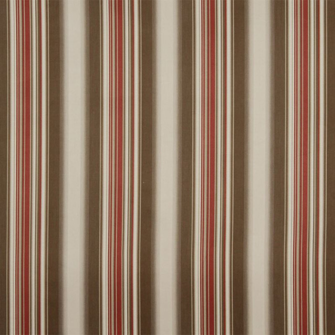 Beacon Hill Fabric Helena Stripe Clay Linen  Rustic Stripes and Plaids Mp 100% Cotton INDIA see sample Horizontal: 9.25 inches and Vertical: - 55 inches - My Fabric Connection -