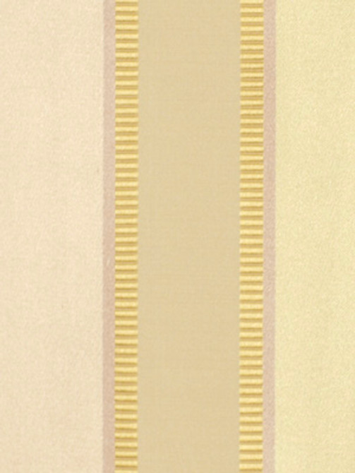 Beacon Hill Fabric Bourbon Stripe Yellow Lotus OLD WORLD SILK GARDEN 100% SILK INDIA Pure Solvents Dry Cleaning Horizontal: 9 and Vertical: 55" - My Fabric Connection -