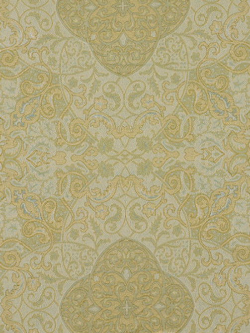 Beacon Hill Fabric Vintage Vines Ice ICE 63% SILK 37% LINEN CHINA Pure Solvents Dry Cleaning Horizontal: 27.75 and Vertical: 29.25 57" - My Fabric Connection -