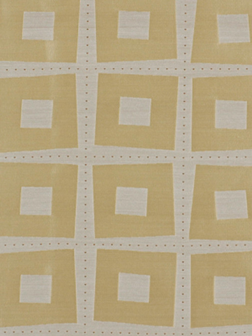 Beacon Hill Fabric Modern Squares Butter - INDIA - Horizontal: 13 inches and Vertical: 8 inches 55 inches - My Fabric Connection -