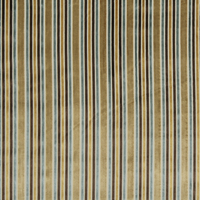 Robert Allen Fabric Multi Velvet Stripe Slate 5 Yards