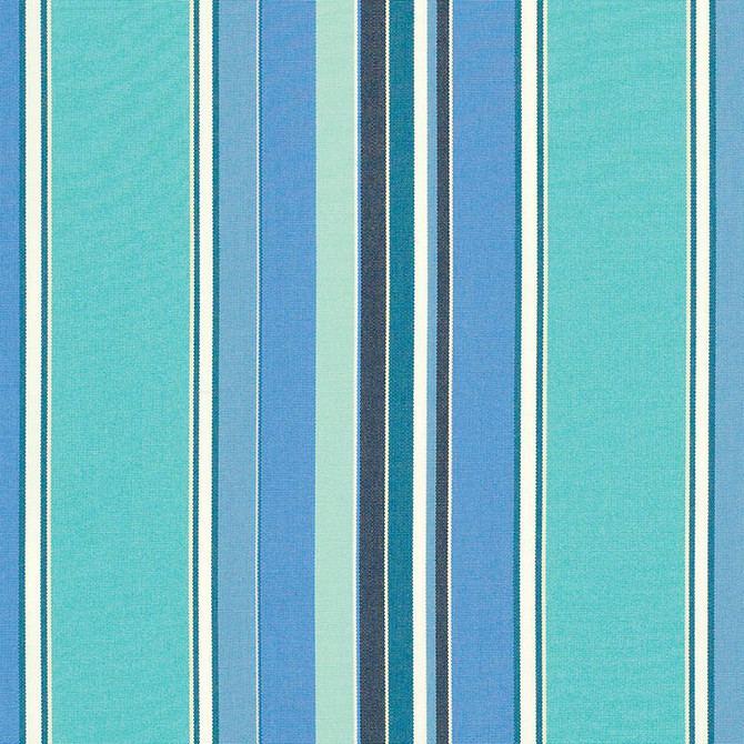 Sunbrella Fabric 56001 Dolce Oasis Cushion Furniture Drapery Fabrics > Sunbrella Stripes 100% Acrylic USA or Imported 10.14 in. 54" - My Fabric Connection -