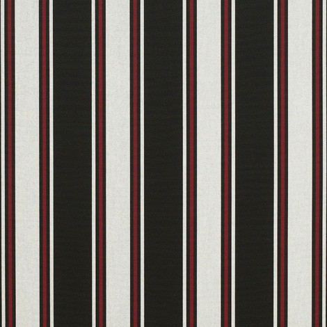 Sunbrella Fabric 4989 Hatteras Raven Sunbrella Awning Stripes 100% Sunbrella® Acrylic USA or Imported 10-Year Horizontal: and Vertical: 46 in. - My Fabric Connection -
