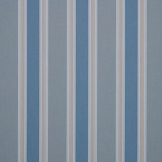 Sunbrella Fabric 4992 Baycrest Sky Sunbrella Awning Stripes 100% Sunbrella® Acrylic USA or Imported 10-Year Horizontal: and Vertical: 46 in. - My Fabric Connection -