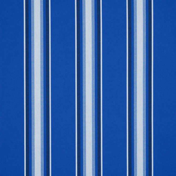 Sunbrella Fabric 4755 Pacific Blue Fancy Sunbrella Awning Stripes 100% Sunbrella® Acrylic USA or Imported 10-Year Horizontal: and Vertical: 46 in. - My Fabric Connection -
