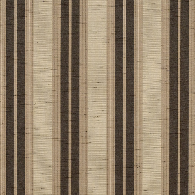 Sunbrella Fabric 4776 Chocolate Chip Fancy Sunbrella Awning Stripes 100% Sunbrella® Acrylic USA or Imported 10-Year Horizontal: and Vertical: 46 in. - My Fabric Connection -