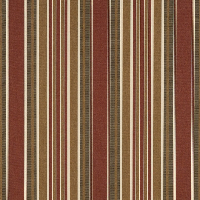 Sunbrella Fabric 4813 Eastland Redwood Sunbrella Awning Stripes 100% Sunbrella® Acrylic USA or Imported 10-Year Horizontal: and Vertical: 46 in. - My Fabric Connection -