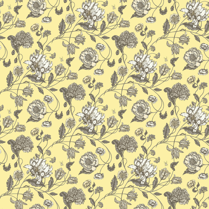 JF Blendworth Fabric Freesia 11J7751 Hampshire Book 100% Cotton Netherlands 20000 Horizontal: 27.125 and Vertical: 24.5 57 - My Fabric Connection -