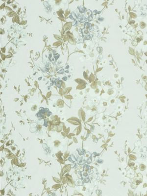 Scalamandre Fabric Antonella Lampas Grey Garden SC272240003 CALABRIA 70% VISCOSE 30% COTTON ITALY LIGHT DUTY Horizontal: 27" and Vertical: 28" 55 - My Fabric Connection -