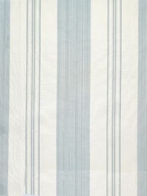 Scalamandre Fabric Astor Stripe Sky SC269820001 BELLE JARDIN 50% SILK 50% COTTON INDIA LIGHT DUTY Horizontal: and Vertical: 4.75" 55.5 - My Fabric Connection -