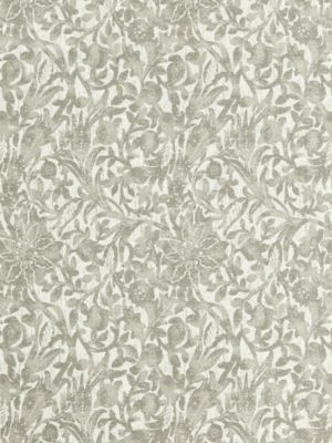 Scalamandre Fabric Bali Floral Stone SC271950001 ISOLA INDOOR / OUTDOOR 100% SOLUTION DYED ACRYLIC MEXICO LIGHT DUTY Horizontal: 16.5" and Vertical: 13.25" 54 - My Fabric Connection -