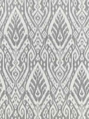 Scalamandre Fabric Borneo Ikat Smoke SC271960002 ISOLA INDOOR / OUTDOOR 100% SOLUTION DYED ACRYLIC MEXICO LIGHT DUTY Horizontal: 31.5" and Vertical: 13.25" 54 - My Fabric Connection -