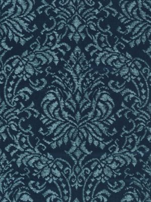 Scalamandre Fabric Camille Damask Lakeside SC272260003 CALABRIA 45% POLYESTER 32% COTTON 14% LINEN, 9% ACRYLIC INDIA LIGHT DUTY Horizontal: 34" and Vertical: 27" 54 - My Fabric Connection -