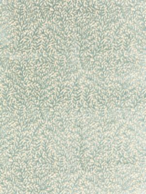 Scalamandre Fabric Corallina Velvet Lagoon SC270770003 JARDIN 41% VISCOSE 34% COTTON 25% POLYESTER INDIA HEAVY DUTY Horizontal: 9.125" and Vertical: 13.375" 55 - My Fabric Connection -