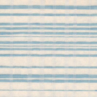Scalamandre Fabric Lilly Sheer Blue SC362840005 51% SILK 49% LINEN INDIA LIGHT DUTY Horizontal: 6" and Vertical: 28" 55 - My Fabric Connection -