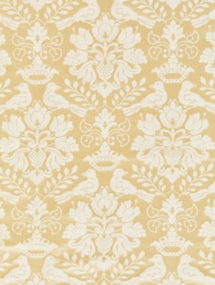 Scalamandre Fabric Love Bird Beige SC1098MM0002 100% SILK INDIA LIGHT DUTY Horizontal: 16" and Vertical: 13" 55 - My Fabric Connection -