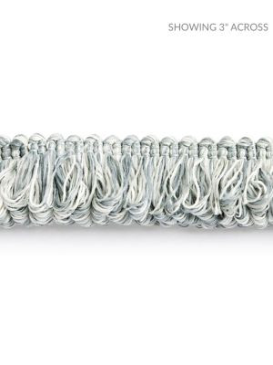 Scalamandre Trim Maui Loop Fringe Sky SCFL13480003 ISOLA INDOOR / OUTDOOR 100% POLYOLEFIN UNITED KINGDOM HEAVY DUTY Horizontal: .25" and Vertical: 1 - My Fabric Connection -