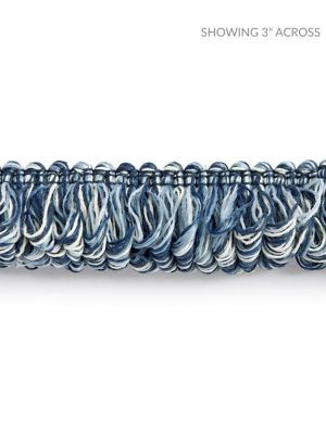 Scalamandre Trim Maui Loop Fringe Pacific SCFL13480004 ISOLA INDOOR / OUTDOOR 100% POLYOLEFIN UNITED KINGDOM HEAVY DUTY Horizontal: .25" and Vertical: 1 - My Fabric Connection -
