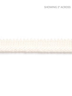 Scalamandre Trim Millstone Twisted Cord Ivory SCC3040001 HAMPTONS TRIMMINGS 90% VISCOSE 10% ACRYLIC ITALY LIGHT DUTY Horizontal: and Vertical: 0.19 - My Fabric Connection -