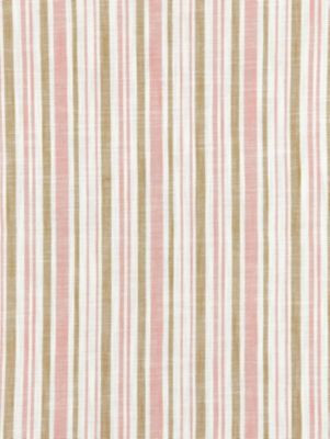 Scalamandre Fabric Pembroke Stripe Pink Sand SC271160001 CHATHAM STRIPES & PLAIDS 100% COTTON INDIA LIGHT DUTY Horizontal: and Vertical: 4" 54 - My Fabric Connection -