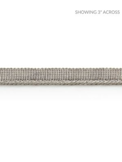 Scalamandre Trim Sanna Linen Cord Fog SCC3110006 NORDEN 100% LINEN BELGIUM LIGHT DUTY Horizontal: and Vertical: 0.13 - My Fabric Connection -