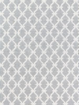 Scalamandre Fabric Trellis Weave Pearl Grey SC270090002 ORIANA 77% COTTON 20% POLYESTER 3% NYLON U.S.A. HEAVY DUTY Horizontal: 2.125" and Vertical: 1.75" 53 - My Fabric Connection -