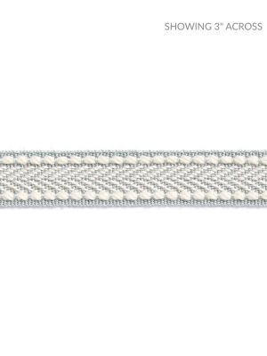 Scalamandre Trim Watermill Gimp Mineral SCT32860004 HAMPTONS TRIMMINGS 98% ACRYLIC 2% POLYESTER CHINA LIGHT DUTY Horizontal: and Vertical: 0.63 - My Fabric Connection -