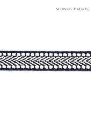 Scalamandre Trim Watermill Gimp Indigo SCT32860011 HAMPTONS TRIMMINGS 98% ACRYLIC 2% POLYESTER CHINA LIGHT DUTY Horizontal: and Vertical: 0.63 - My Fabric Connection -