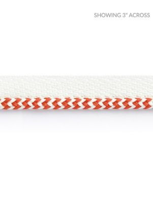 Scalamandre Trim Zig Zag Cord Coral SCC3130003 ISOLA INDOOR / OUTDOOR 99% POLYOLEFIN, 1% POLYESTER UNITED KINGDOM HEAVY DUTY Horizontal: and Vertical: 0.25 - My Fabric Connection -