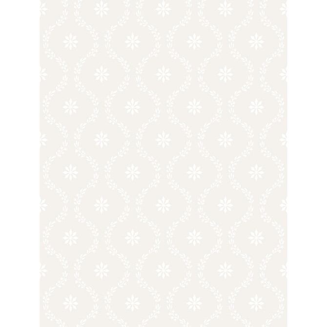 Cole & Son Wallcovering Clandon Snow PAPER - 100% United Kingdom Horizontal: and Vertical: 5.5 21 - My Fabric Connection -