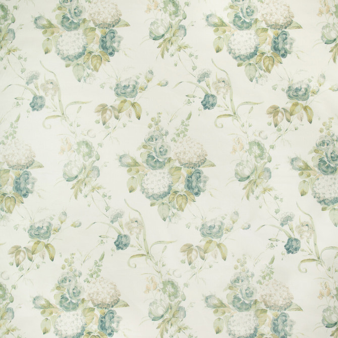 Lee Jofa Fabric Adelyn Handblock Celadon LJ SHOWROOM ONLY 2018 COTTON - 100% Thailand MEDIUM Horizontal: 12.5 and Vertical: 39.75 50 - My Fabric Connection -
