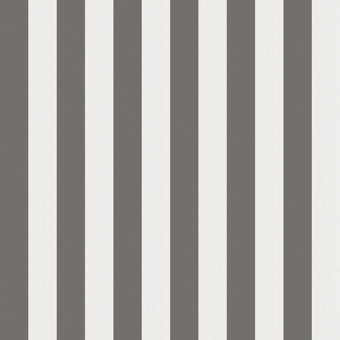 Cole & Son Wallcovering Regatta Stripe Black/White/Linen COLE & SON MARQUEE STRIPES PAPER - 100% United Kingdom Horizontal: 20.5 and Vertical: 0 20.5 - My Fabric Connection -