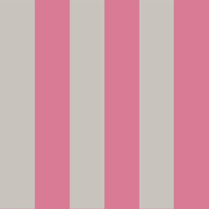 Cole & Son Wallcovering Glastonbury Str Pink+Linen COLE & SON MARQUEE STRIPES PAPER - 100% United Kingdom - Horizontal: 21 and Vertical: 0 21 - My Fabric Connection -